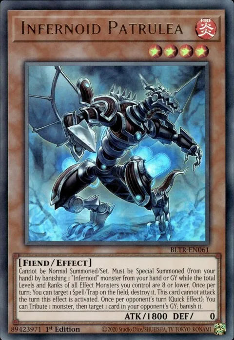 Infernoid Patrulea BLTR-EN061 Yu-Gi-Oh card from Battles of Legend: Terminal Revenge