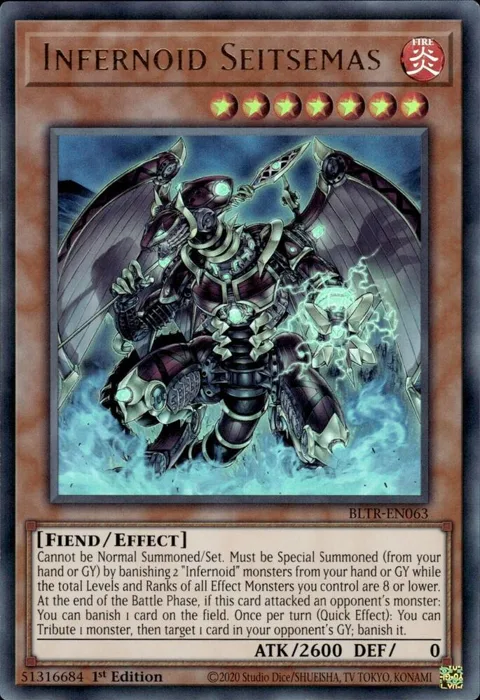 Infernoid Seitsemas BLTR-EN063 Yu-Gi-Oh card from Battles of Legend: Terminal Revenge