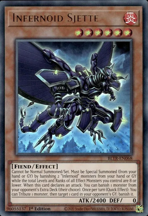 Infernoid Sjette BLTR-EN068 Yu-Gi-Oh card from Battles of Legend: Terminal Revenge
