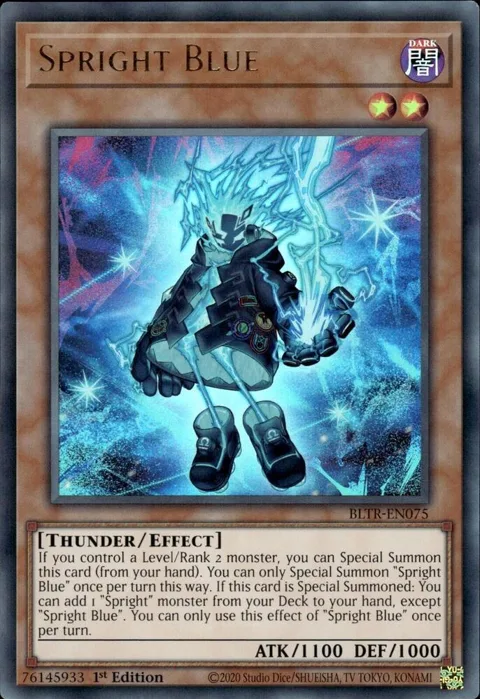 Spright Blue BLTR-EN075 Yu-Gi-Oh card from Battles of Legend: Terminal Revenge