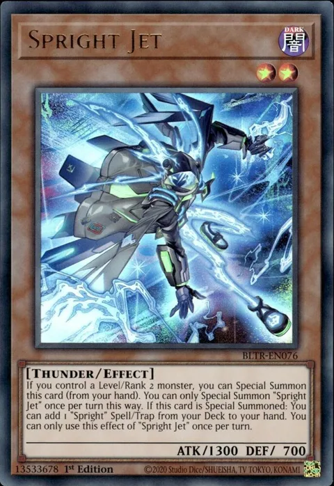 Spright Jet BLTR-EN076 Yu-Gi-Oh card from Battles of Legend: Terminal Revenge