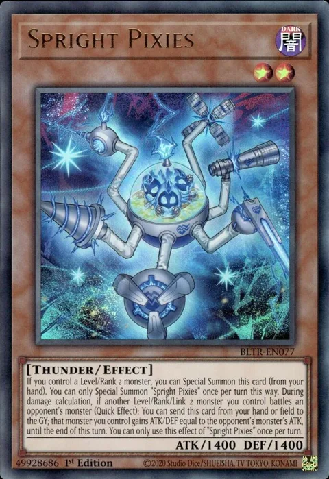 Spright Pixies BLTR-EN077 Yu-Gi-Oh card from Battles of Legend: Terminal Revenge