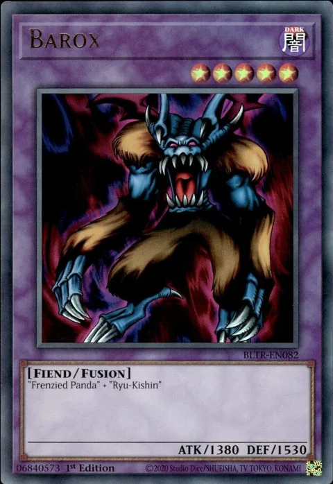 Barox BLTR-EN082 Yu-Gi-Oh card from Battles of Legend: Terminal Revenge
