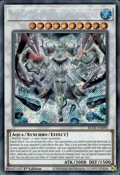 Icejade Gymir Aegirine BLTR-EN090 Yu-Gi-Oh card from Battles of Legend: Terminal Revenge