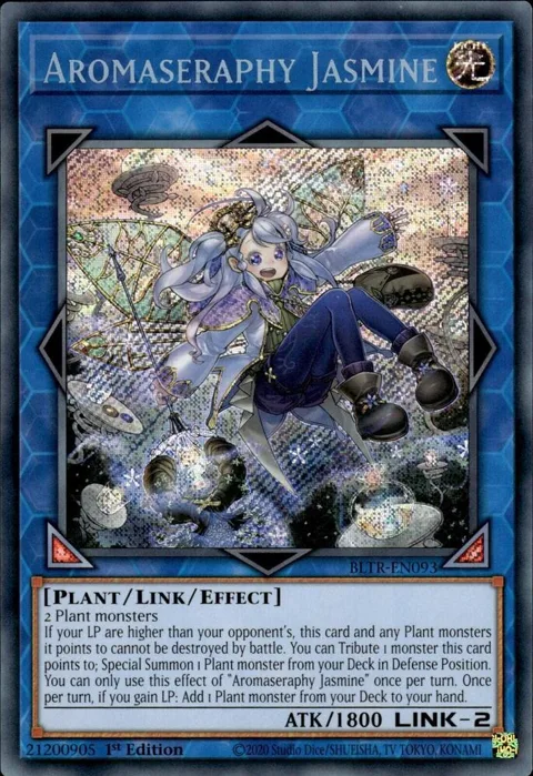 Aromaseraphy Jasmine BLTR-EN093 Yu-Gi-Oh card from Battles of Legend: Terminal Revenge