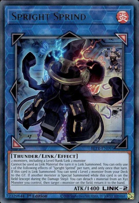 Spright Sprind BLTR-EN095 Yu-Gi-Oh card from Battles of Legend: Terminal Revenge