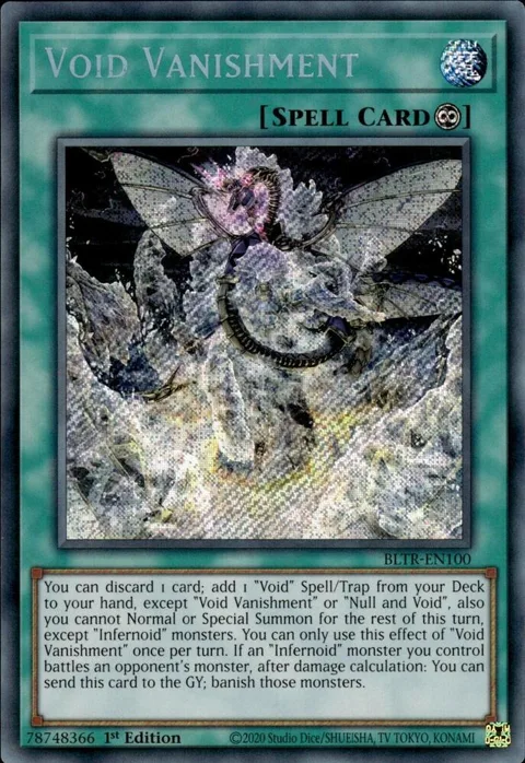 Void Vanishment BLTR-EN100 Yu-Gi-Oh card from Battles of Legend: Terminal Revenge