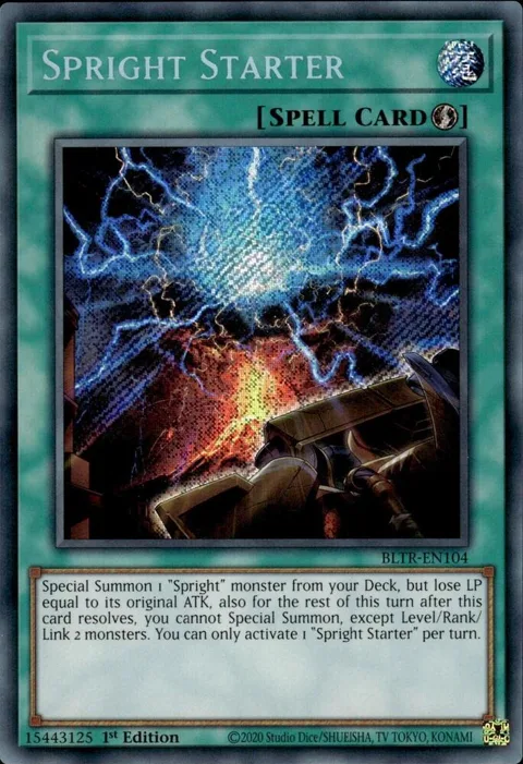 Spright Starter BLTR-EN104 Yu-Gi-Oh card from Battles of Legend: Terminal Revenge