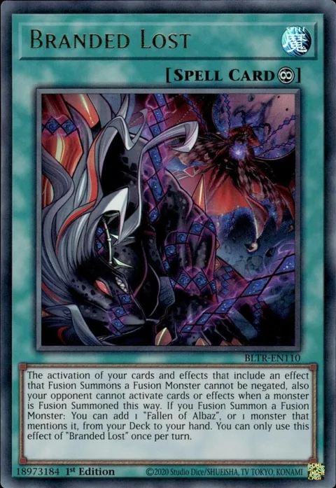 Branded Lost BLTR-EN110 Yu-Gi-Oh card from Battles of Legend: Terminal Revenge