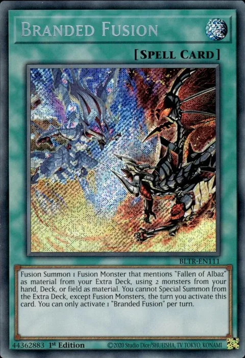 Branded Fusion BLTR-EN111 Yu-Gi-Oh card from Battles of Legend: Terminal Revenge