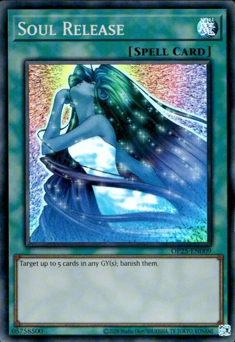 Soul Release OP25-EN009 Yu-Gi-Oh card from OTS Tournament Pack 25