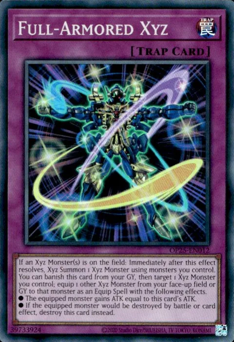 Full-Armored Xyz OP25-EN012 Yu-Gi-Oh card from OTS Tournament Pack 25