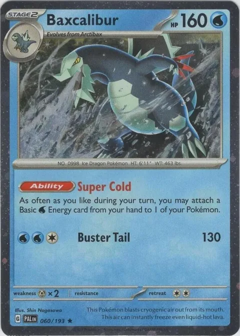 Baxcalibur - 060/193 Cosmos Holo #060/193 Holofoil Pokémon card from Blister Exclusives