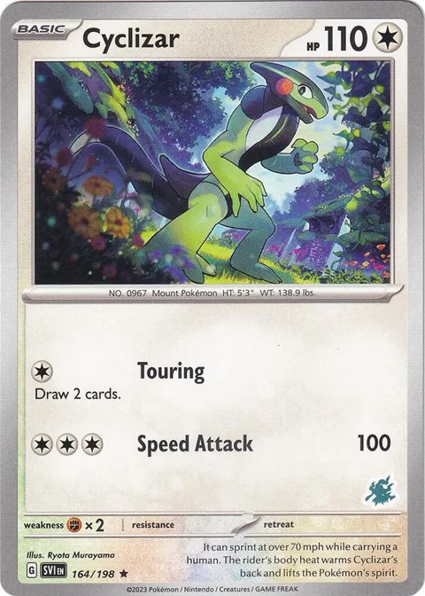 Cyclizar - Darkrai Deck #164/193 Pokémon card from Battle Academy 2024