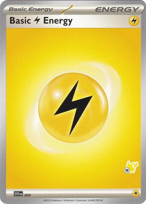 Basic Lightning Energy - Pikachu 12 #004 Pokémon card from Battle Academy 2024
