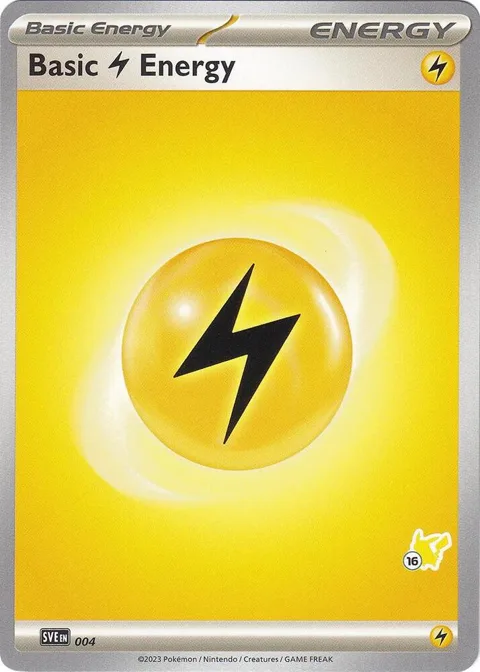 Basic Lightning Energy - Pikachu 16 #004 Pokémon card from Battle Academy 2024