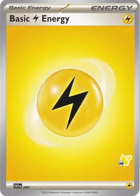 Basic Lightning Energy - Pikachu 48 #004 Pokémon card from Battle Academy 2024