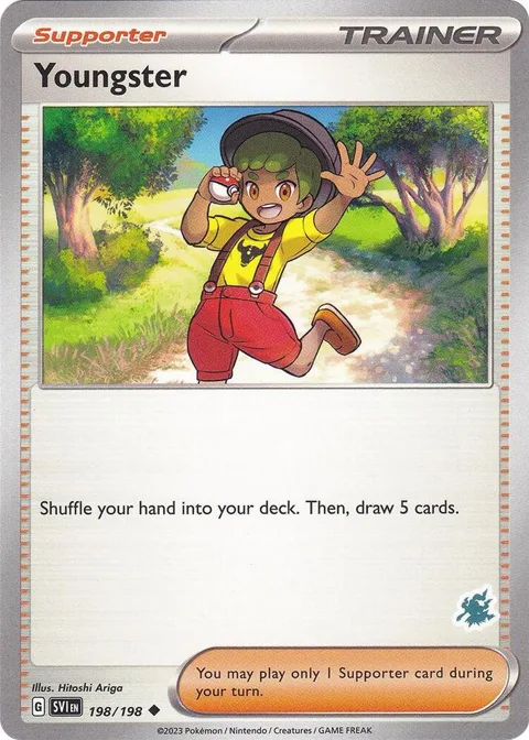 Youngster - Darkrai Deck #198/198 Pokémon card from Battle Academy 2024