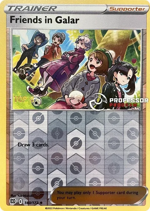 Friends in Galar - 140/172 2022 #140/172 Reverse Holofoil Pokémon card from Professor Program Promos
