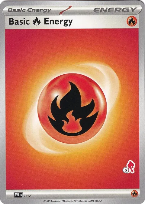 Basic Fire Energy - Armarouge 5 #002 Pokémon card from Battle Academy 2024