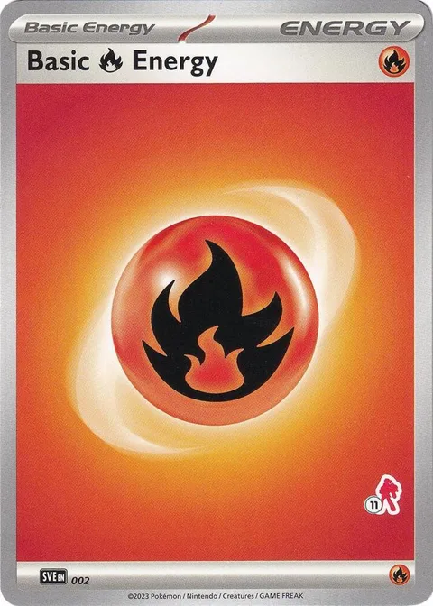 Basic Fire Energy - Armarouge 11 #002 Pokémon card from Battle Academy 2024