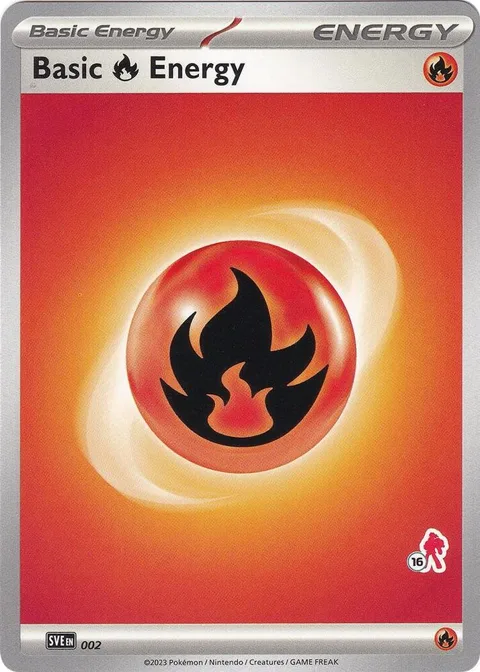 Basic Fire Energy - Armarouge 16 #002 Pokémon card from Battle Academy 2024