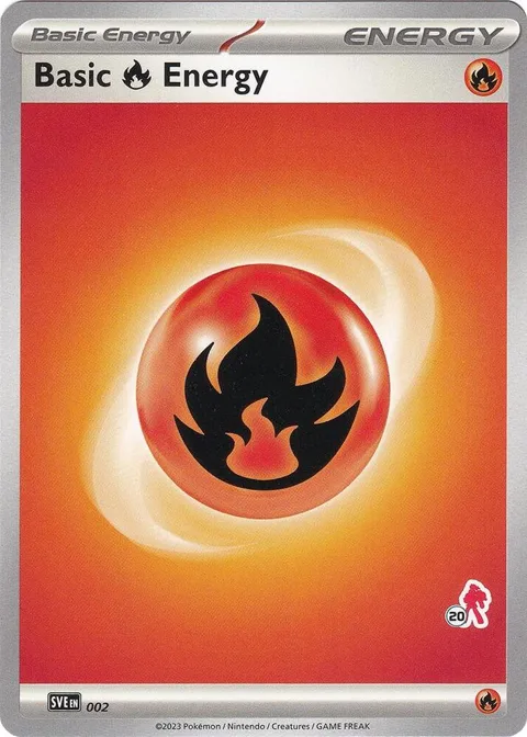 Basic Fire Energy - Armarouge 20 #002 Pokémon card from Battle Academy 2024