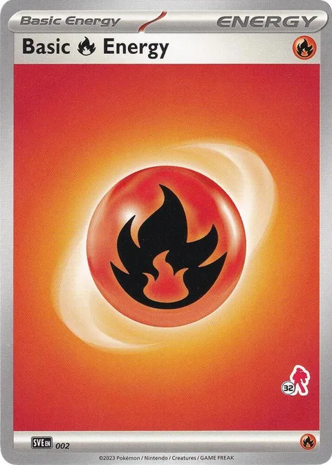 Basic Fire Energy - Armarouge 32 #002 Pokémon card from Battle Academy 2024