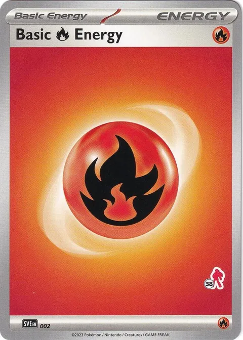 Basic Fire Energy - Armarouge 38 #002 Pokémon card from Battle Academy 2024