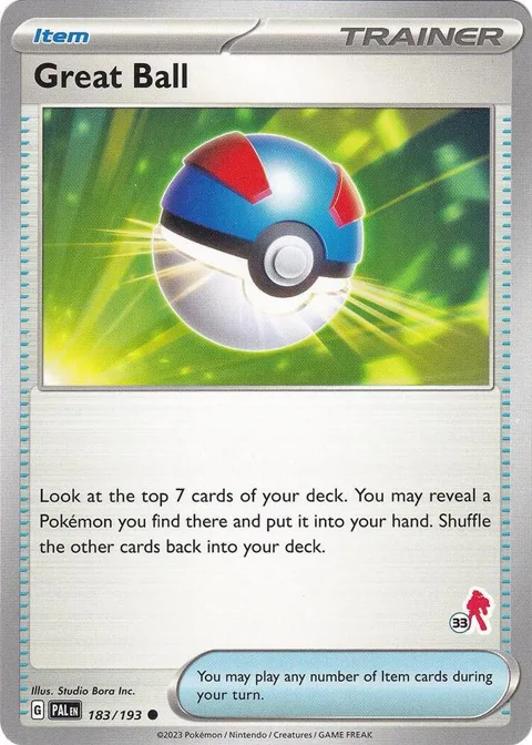 Great Ball - Armarouge 33 #183/193 Pokémon card from Battle Academy 2024