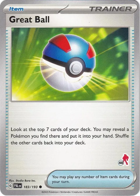 Great Ball - Armarouge 48 #183/193 Pokémon card from Battle Academy 2024