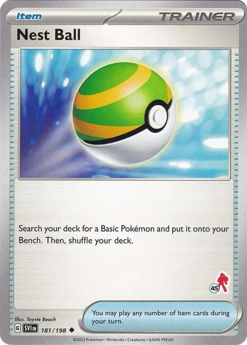 Nest Ball - Armarouge 45 #181/198 Pokémon card from Battle Academy 2024