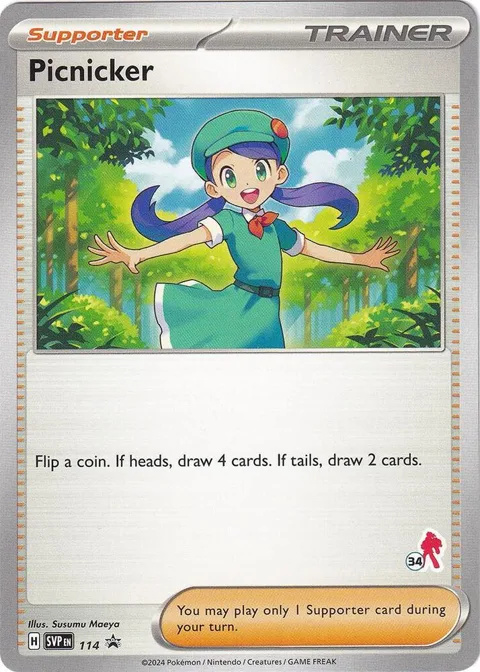 Picnicker - Armarouge 34 #114 Pokémon card from Battle Academy 2024