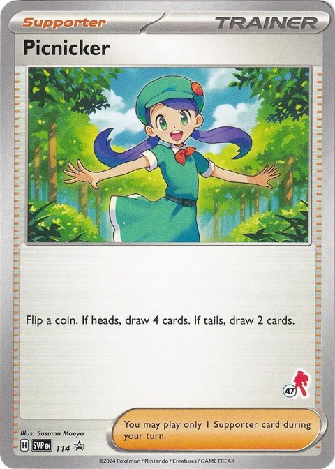 Picnicker - Armarouge 47 #114 Pokémon card from Battle Academy 2024