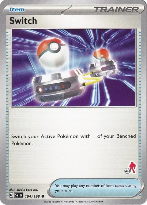 Switch - Armarouge 40 #194/198 Pokémon card from Battle Academy 2024