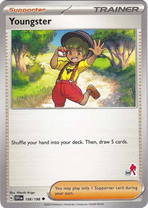 Youngster - Armarouge 59 #198/198 Pokémon card from Battle Academy 2024