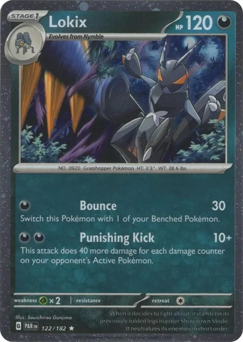 Lokix - 122/182 Cosmos Holo #122/182 Holofoil Pokémon card from Miscellaneous Cards & Products