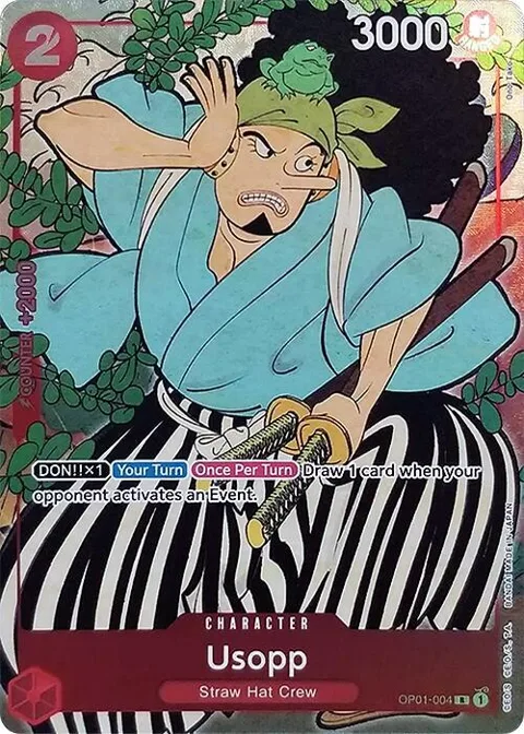 Usopp English Version 1st Anniversary Set OP01-004 One Piece card from One Piece Promotion Cards