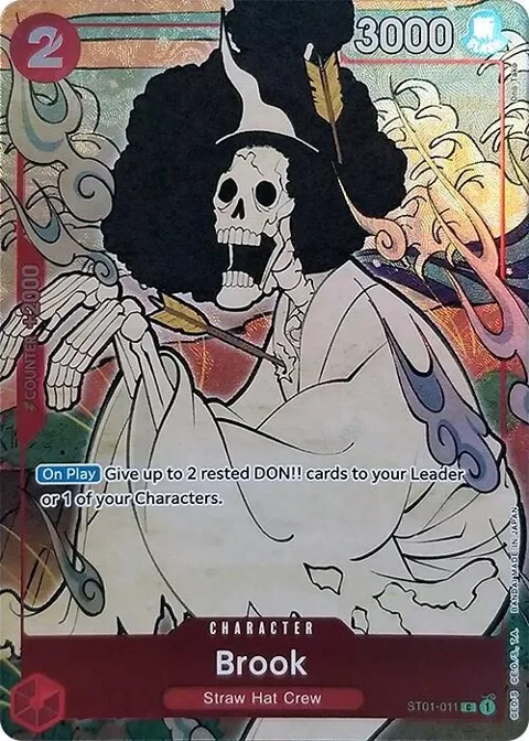 Brook English Version 1st Anniversary Set ST01-011 One Piece card from One Piece Promotion Cards