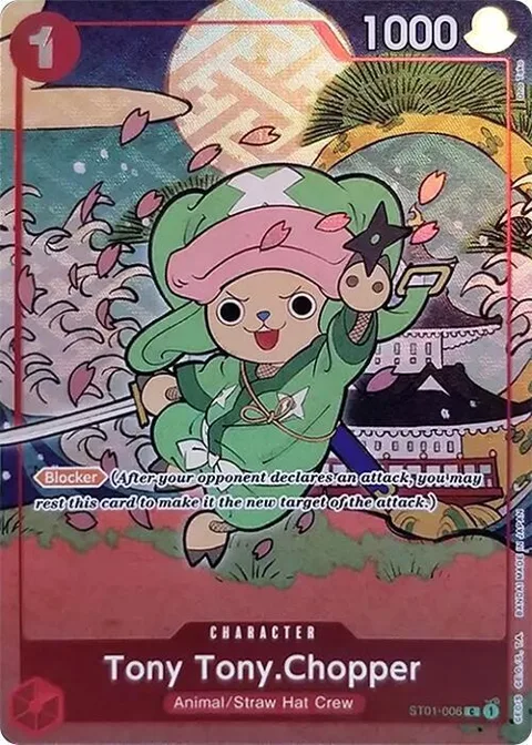 Tony Tony.Chopper English Version 1st Anniversary Set ST01-006 One Piece card from One Piece Promotion Cards