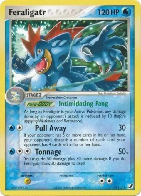Feraligatr #4/115 Pokémon card from Deck Exclusives