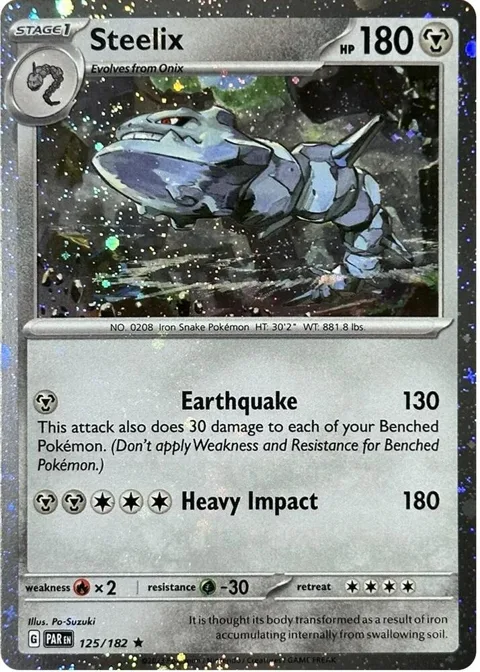Steelix - 125/182 Cosmos Holo #125/182 Holofoil Pokémon card from Miscellaneous Cards & Products