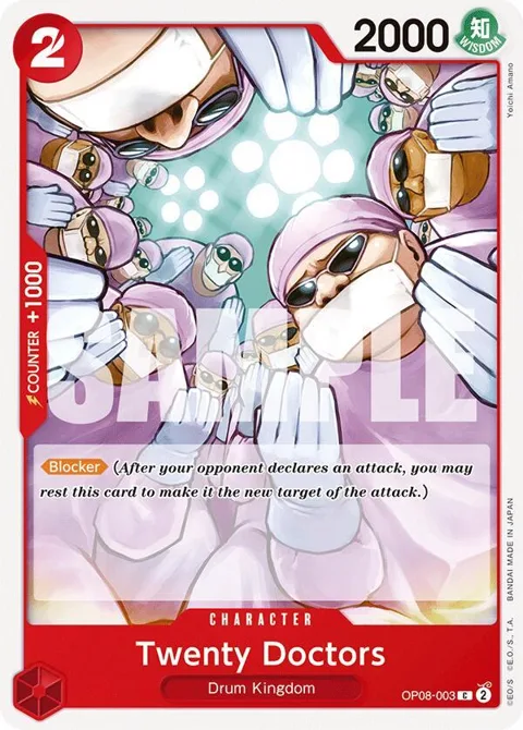 Twenty Doctors OP08-003 One Piece card from Two Legends