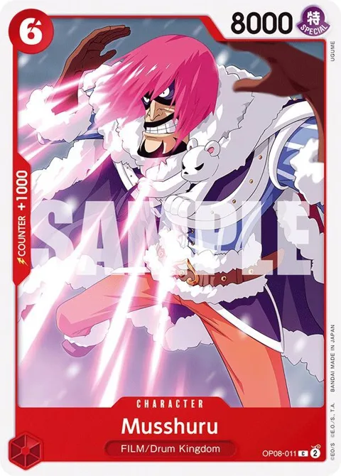 Musshuru OP08-011 One Piece card from Two Legends