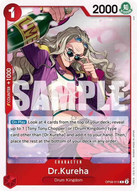 Dr.Kureha OP08-015 One Piece card from Two Legends