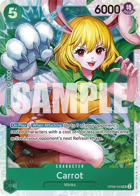 Carrot OP08-023 One Piece card from Two Legends