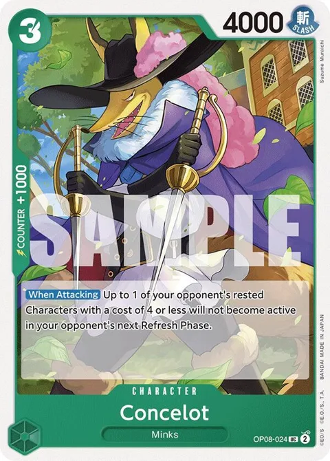 Concelot OP08-024 One Piece card from Two Legends