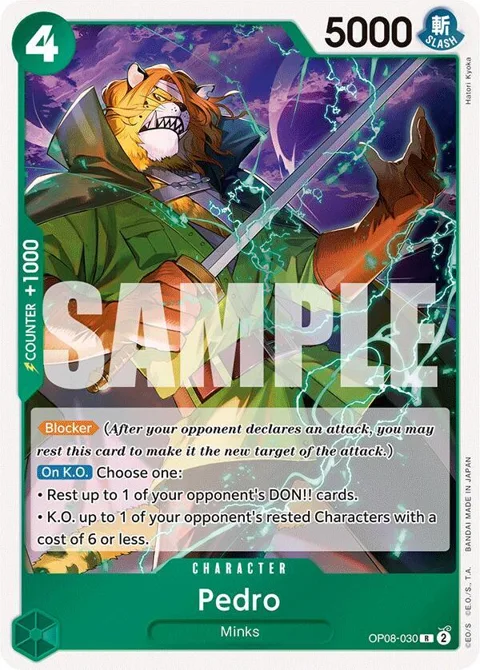 Pedro OP08-030 One Piece card from Two Legends