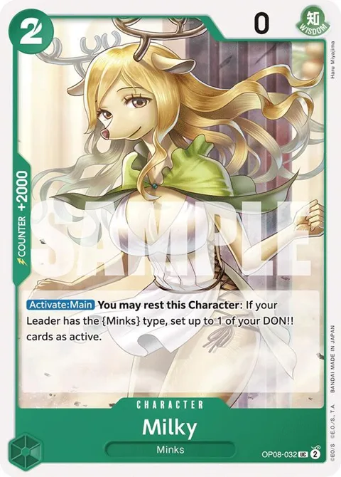 Milky OP08-032 One Piece card from Two Legends