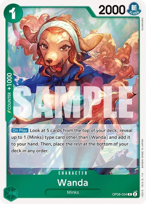 Wanda OP08-034 One Piece card from Two Legends